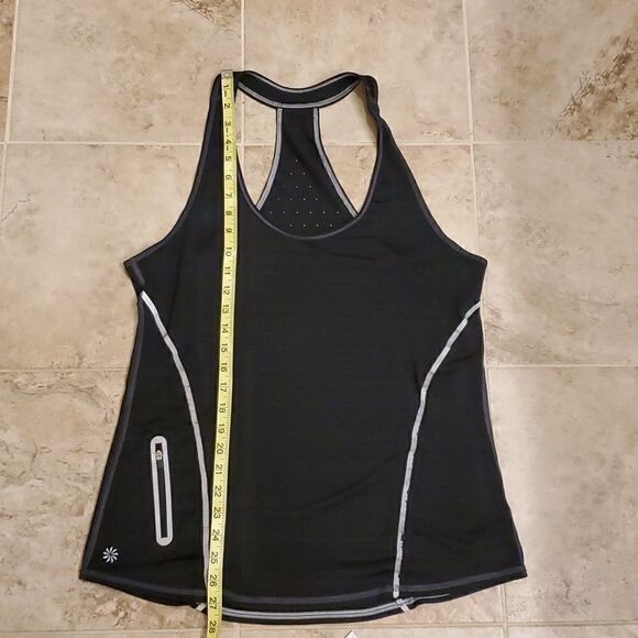 Athleta  black Zinger racerback tank top - Picture 6 of 10